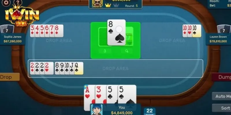 Luật chơi game bài tiến lên IWIN đơn giản